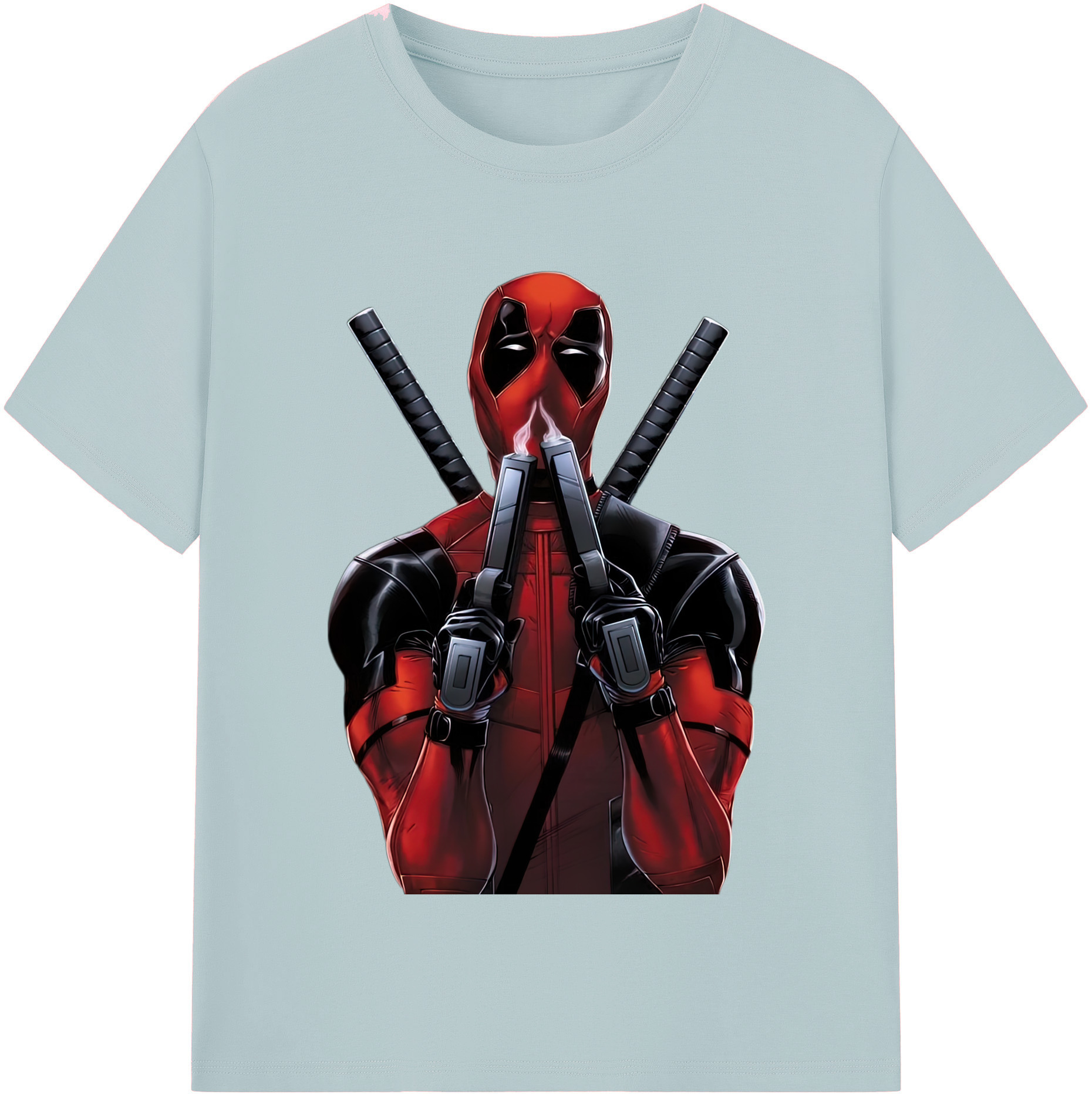 （画像用） Deadpool デッドプール 綿100％半袖Tシャツ（フロントプリント）